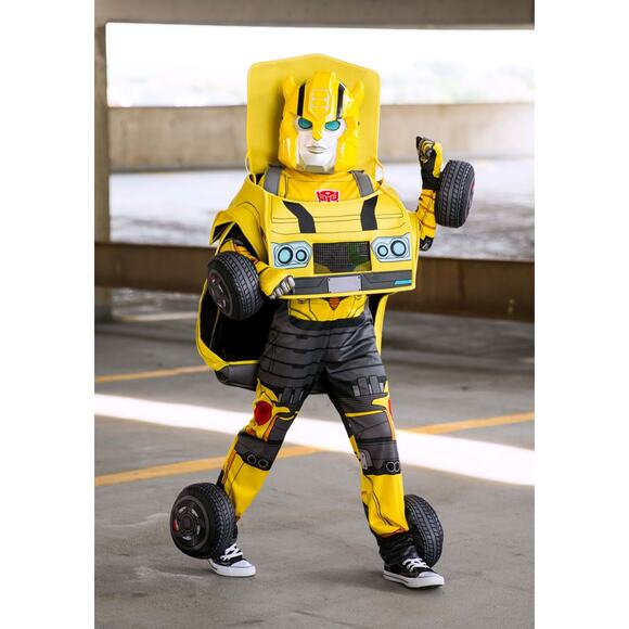 Coolest Kid's Transformers Bumblebee Converting Costume! Size: (4-5) - Picture 1 of 5